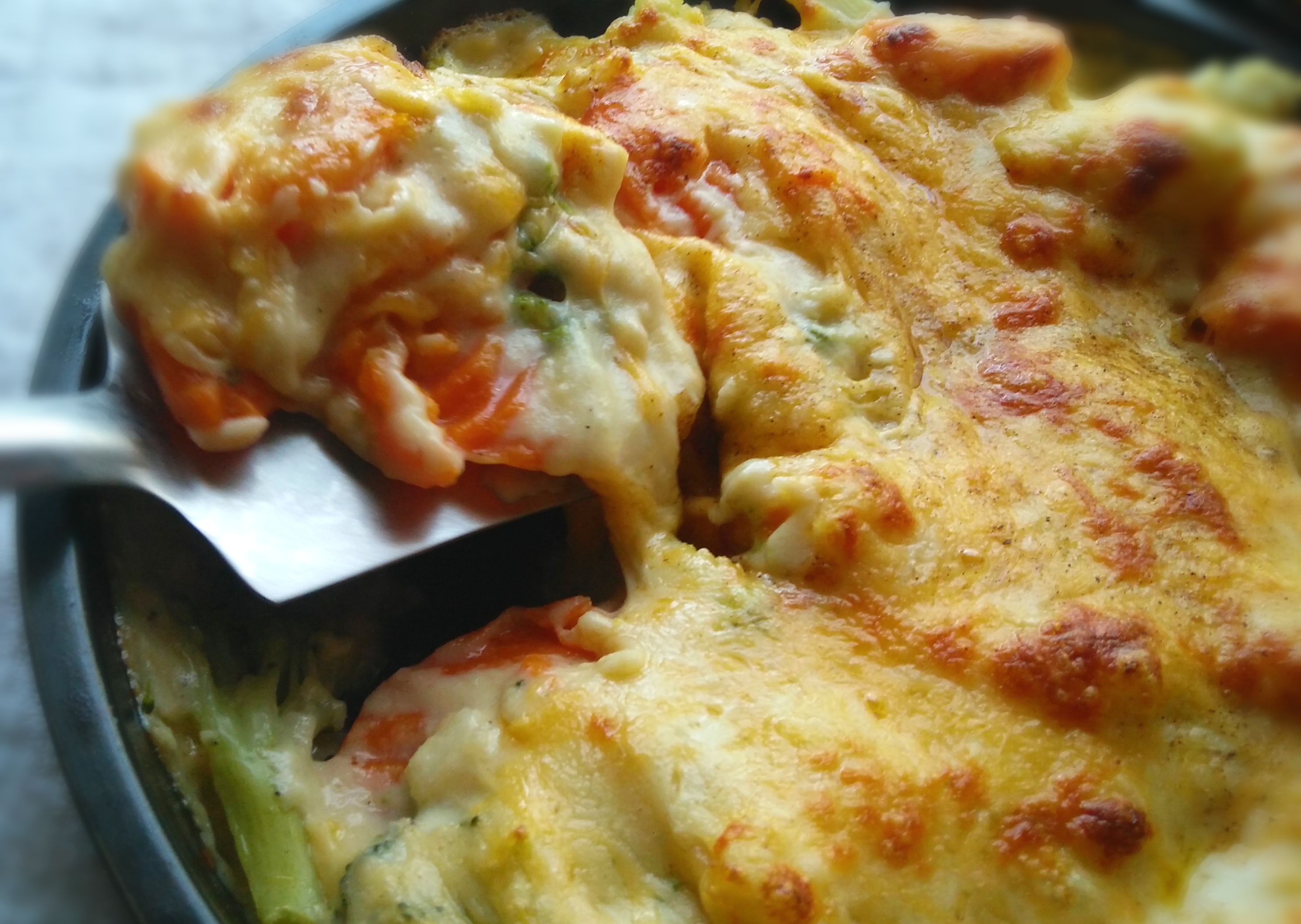 Three Cheese Vegetable Bake ⋆ The Gardening Foodie