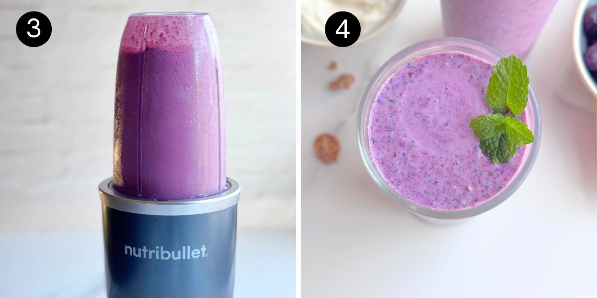 Blend until smooth and creamy.