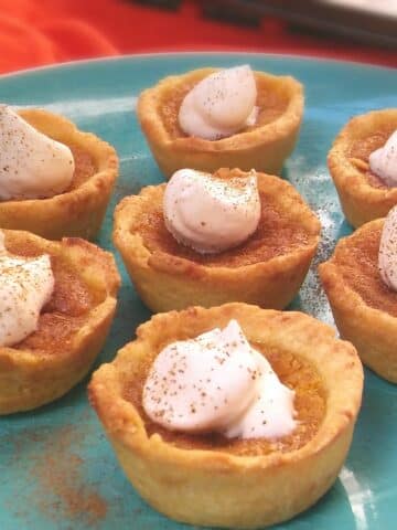 Mini pumpkin pies
