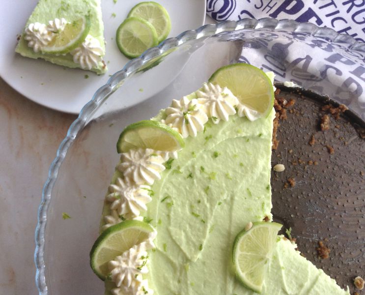 No Bake Lime Jelly Cheesecake ⋆ The Gardening Foodie