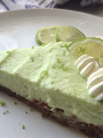 No Bake Lime Jelly Cheesecake