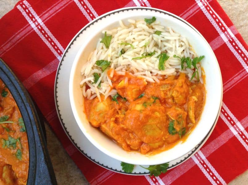 Healthy and light Butter Chicken