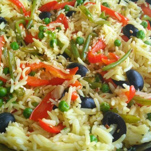 20 Minute Spicy Vegetable Rice ⋆ The Gardening Foodie
