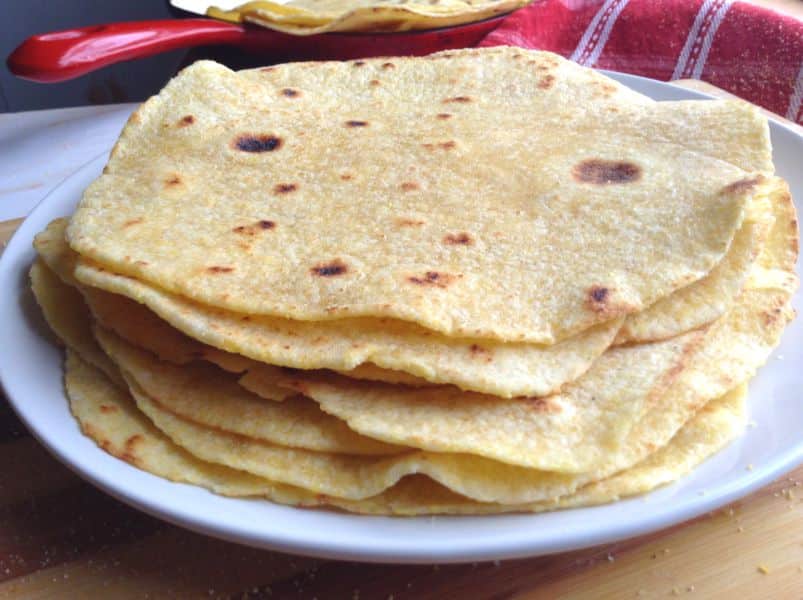 Homemade Corn Tortillas