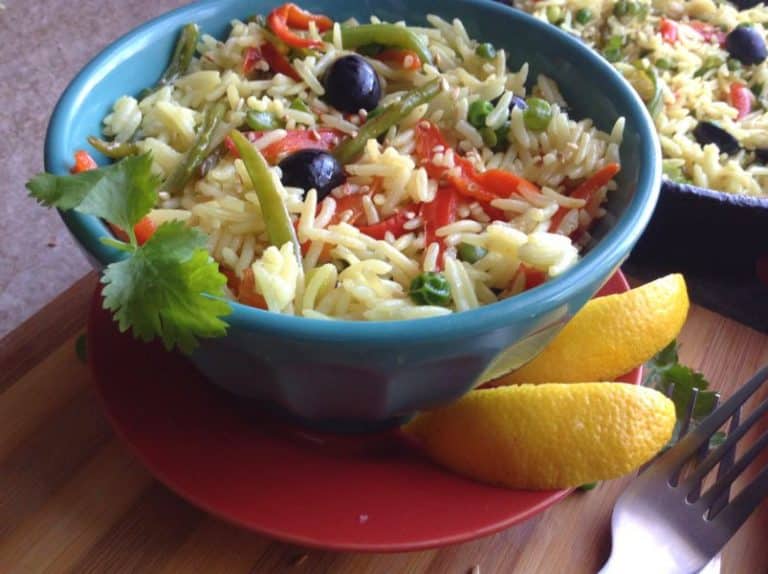 20 Minute Spicy Vegetable Rice ⋆ The Gardening Foodie