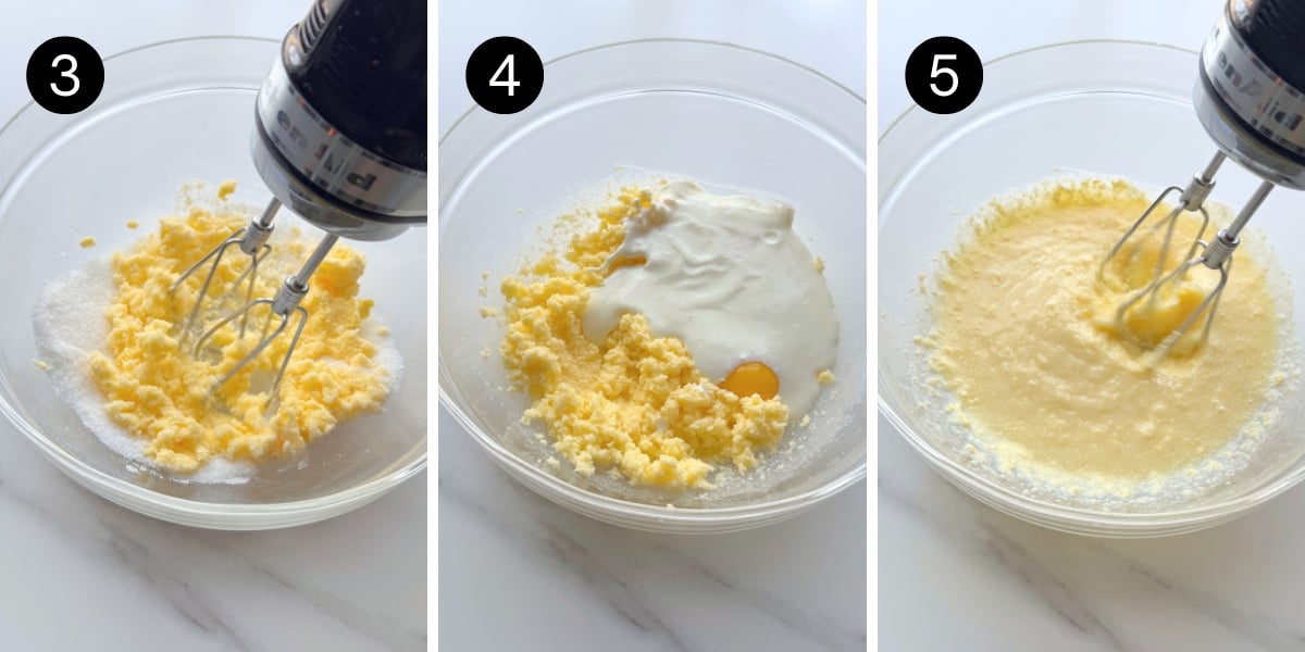 Cinnamon Buttermilk Loaf steps 3,4,5