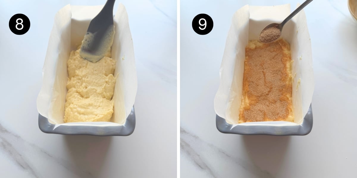 Cinnamon Buttermilk Loaf steps 8 and 9