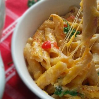 20 minute Spicy Mac and Cheese.