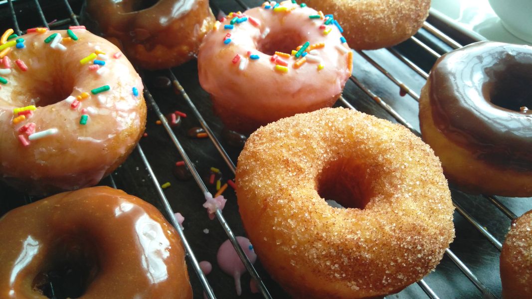 soft homemade doughnuts