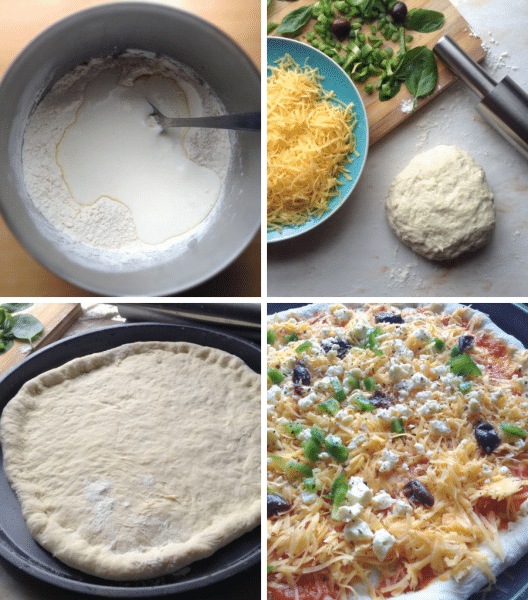 2 ingredient pizza dough recipe