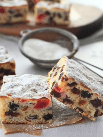3 ingredient condensed milk fruit squares