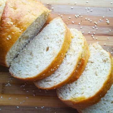 Easy No Knead French Bread