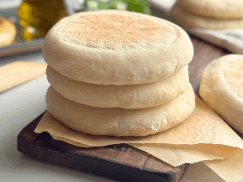no-knead-pita-stack-soft-