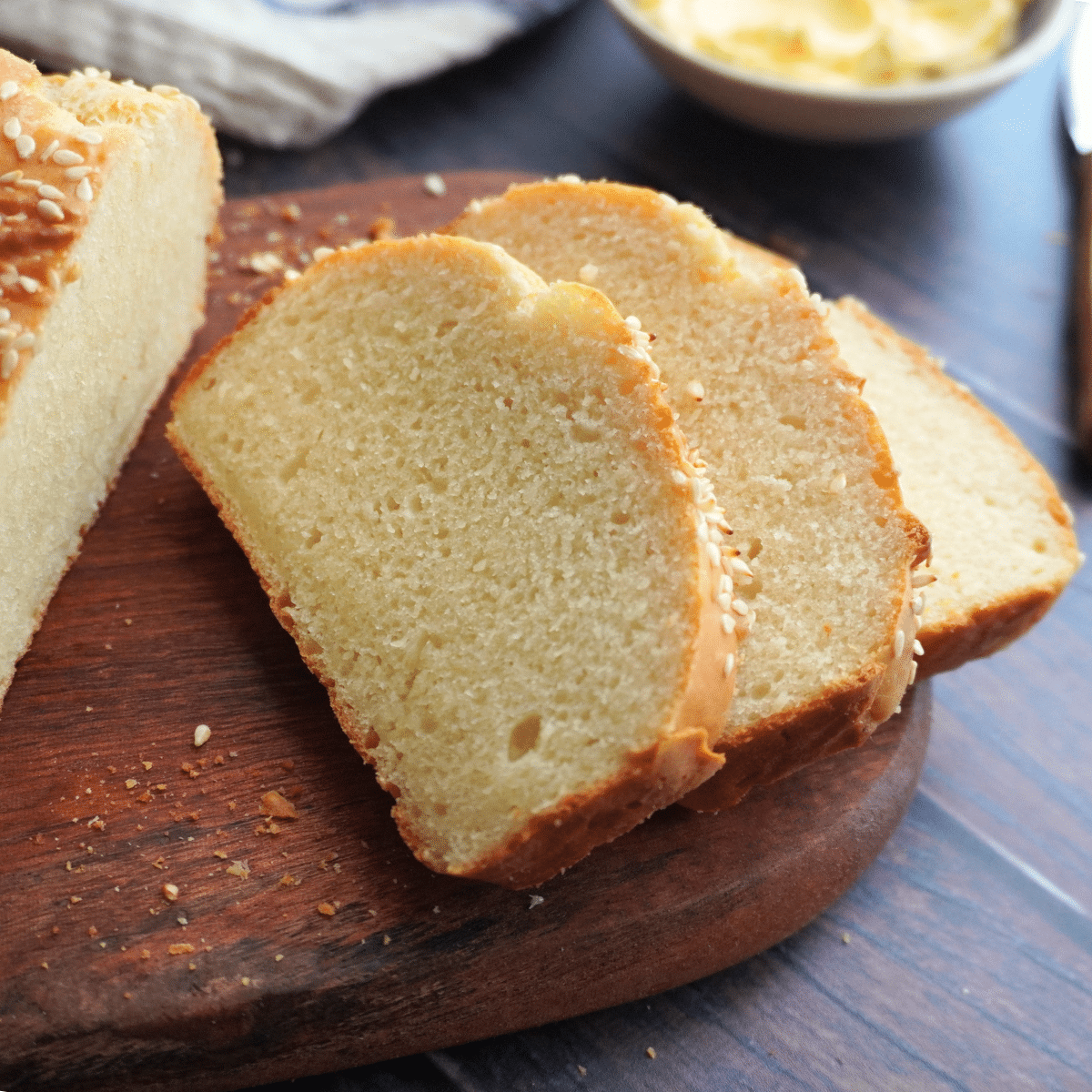 This recipe does not require yeast, so there is no kneading or rising time. Just mix, scoop into the baking pan, and bake.