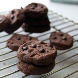 Double Chocolate Slice and Bake Cookies (Just 5 ingredients)