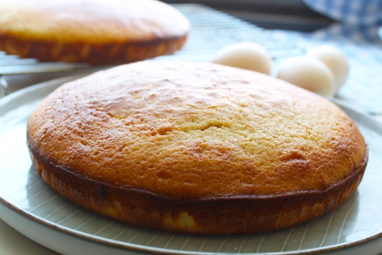 Buttermilk Sponge Cake ⋆ The Gardening Foodie