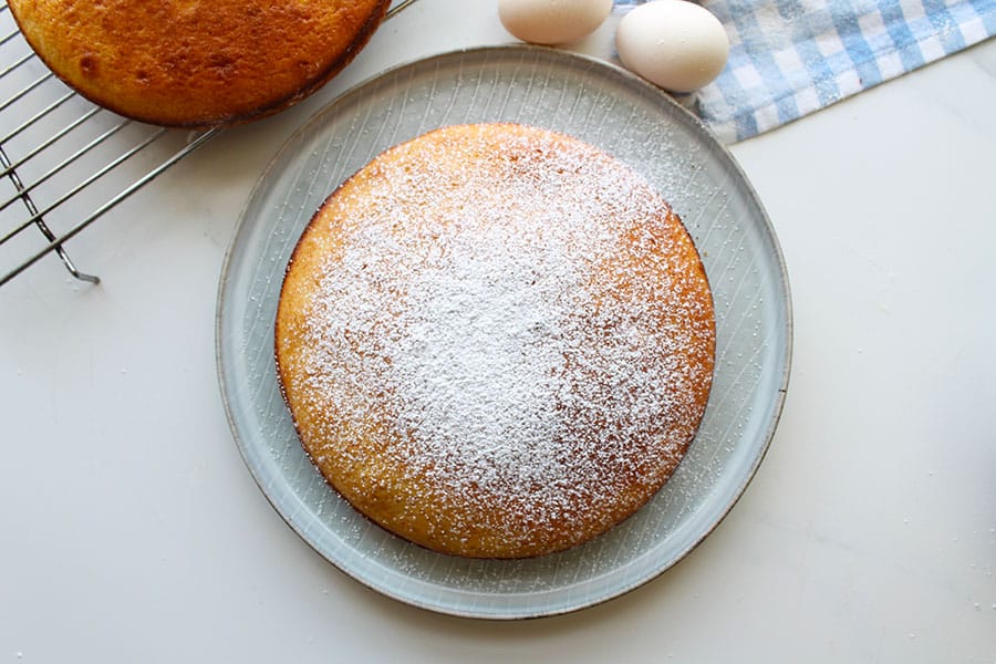 Buttermilk Sponge Cake ⋆ The Gardening Foodie