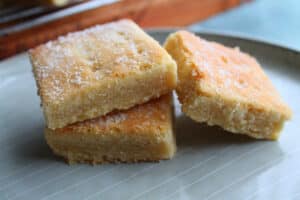 This delicious, 3 ingredient Shortbread is light, buttery, and a breeze to make. I promise that even if you have never baked anything in your life, you will be able to make these with absolute ease