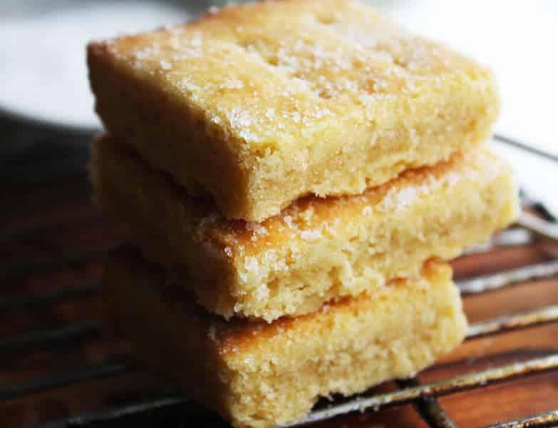 This delicious, 3 ingredient Shortbread is light, buttery, and a breeze to make. I promise that even if you have never baked anything in your life, you will be able to make these with absolute ease