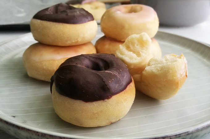 If you're a fan of doughnuts but not the deep frying that goes with it, then these delicious Air fryer doughnuts are for you. They are egg-free and yeast-based and bakes up super soft and fluffy. Dipped in chocolate, glaze or cinnamon they make a great breakfast or treat.
