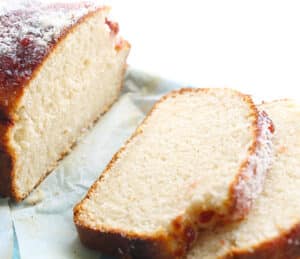 4 ingredient Coconut Cake (No eggs,no butter,no oil)