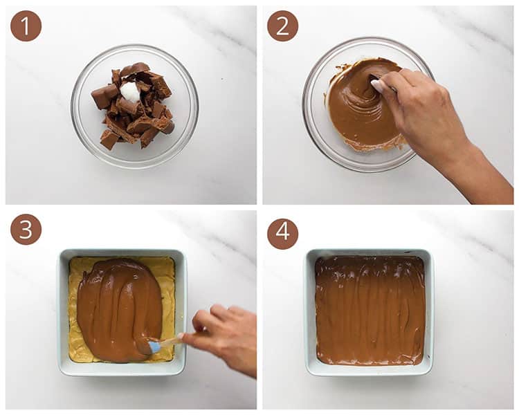 Make the chocolate topping