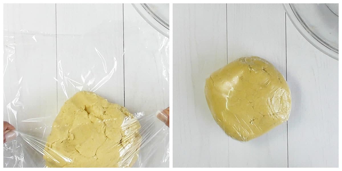 Chill the dough before shaping with cookie cutter.
