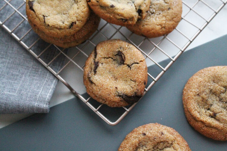 Chocolate Chunk Cookies (without cocoa powder) ⋆ The Gardening Foodie