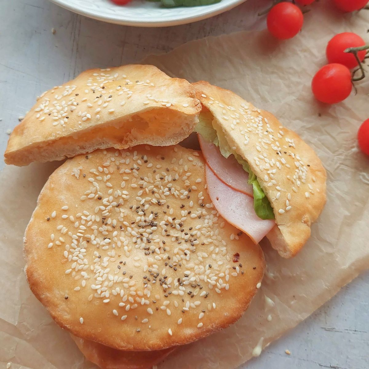 2 ingredient pita filled