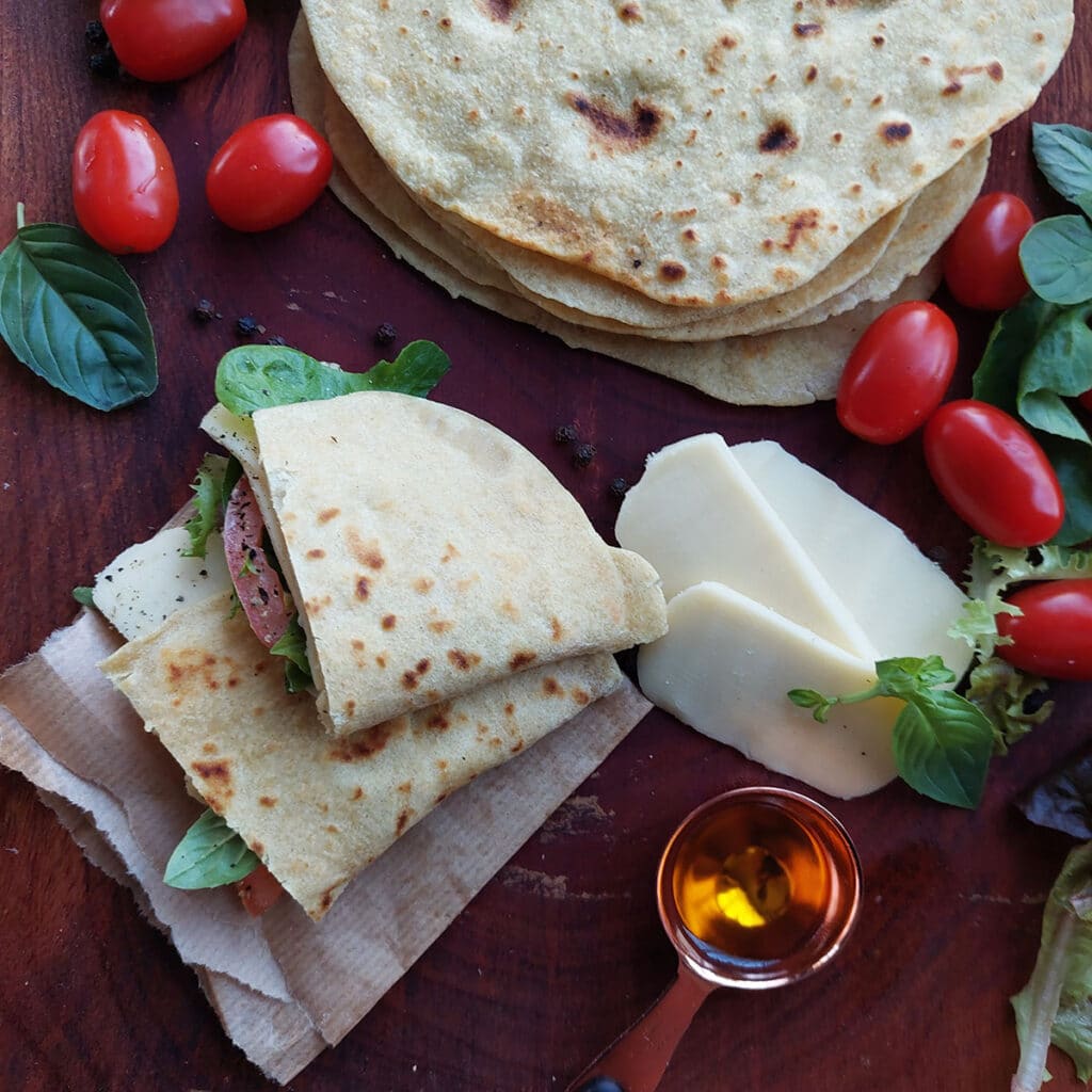 Piadina is a popular Italian flatbread, similar to tortillas and Its versatility is amazing.