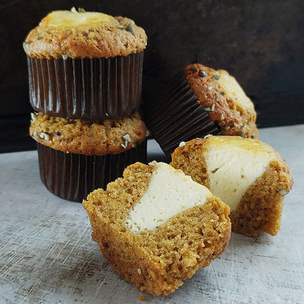 Take your muffins to the next level with these easy to make Pumpkin Cream Cheese Muffins.