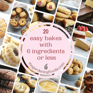 20 easy bakes with 6 ingredients or less