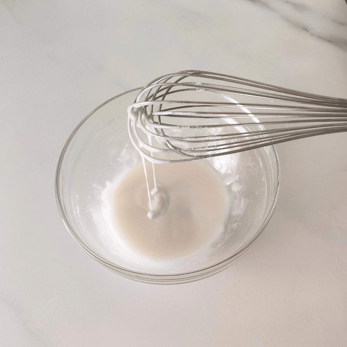 whisk to thick consistency