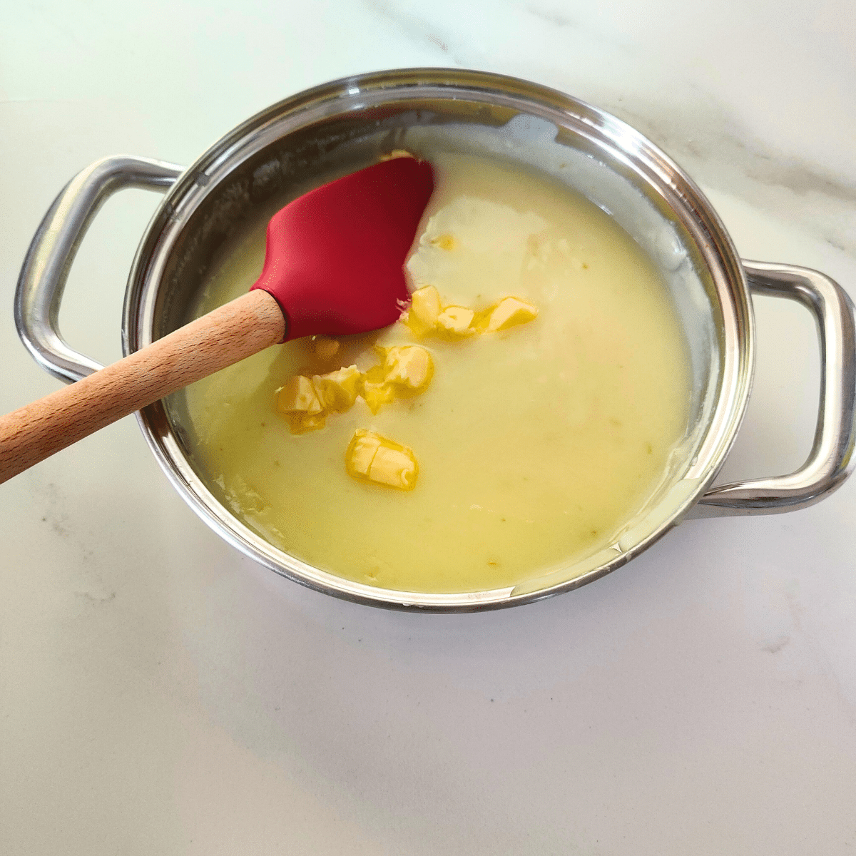 Stir in butter