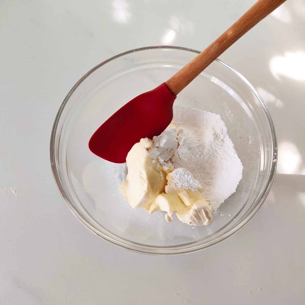 Make cream cheese topping