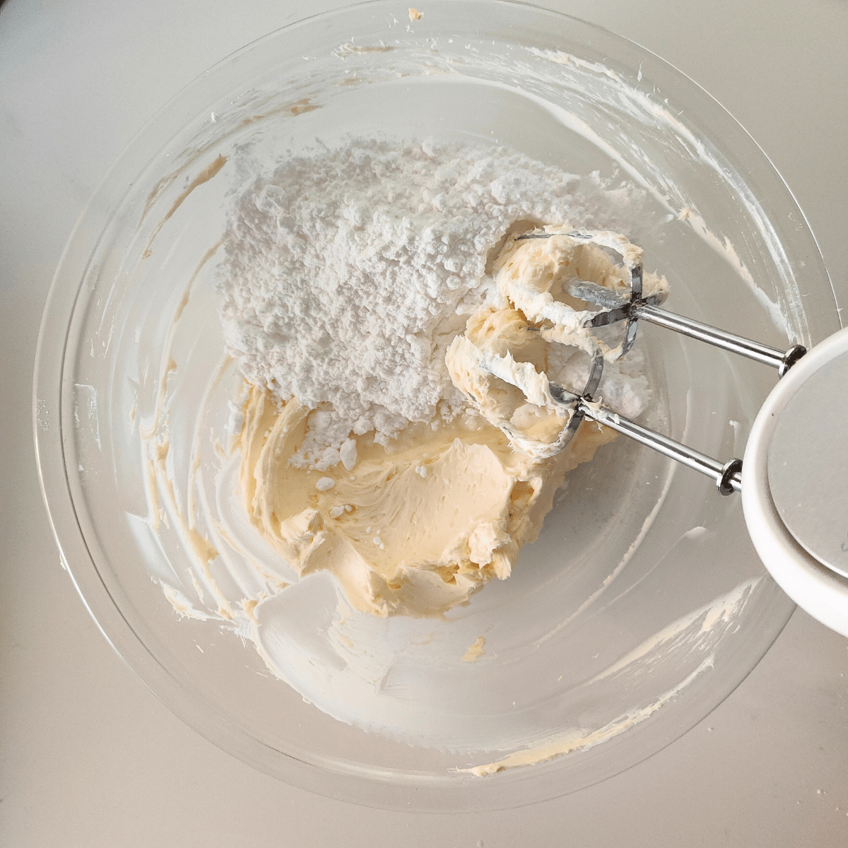 use a mixer to beat