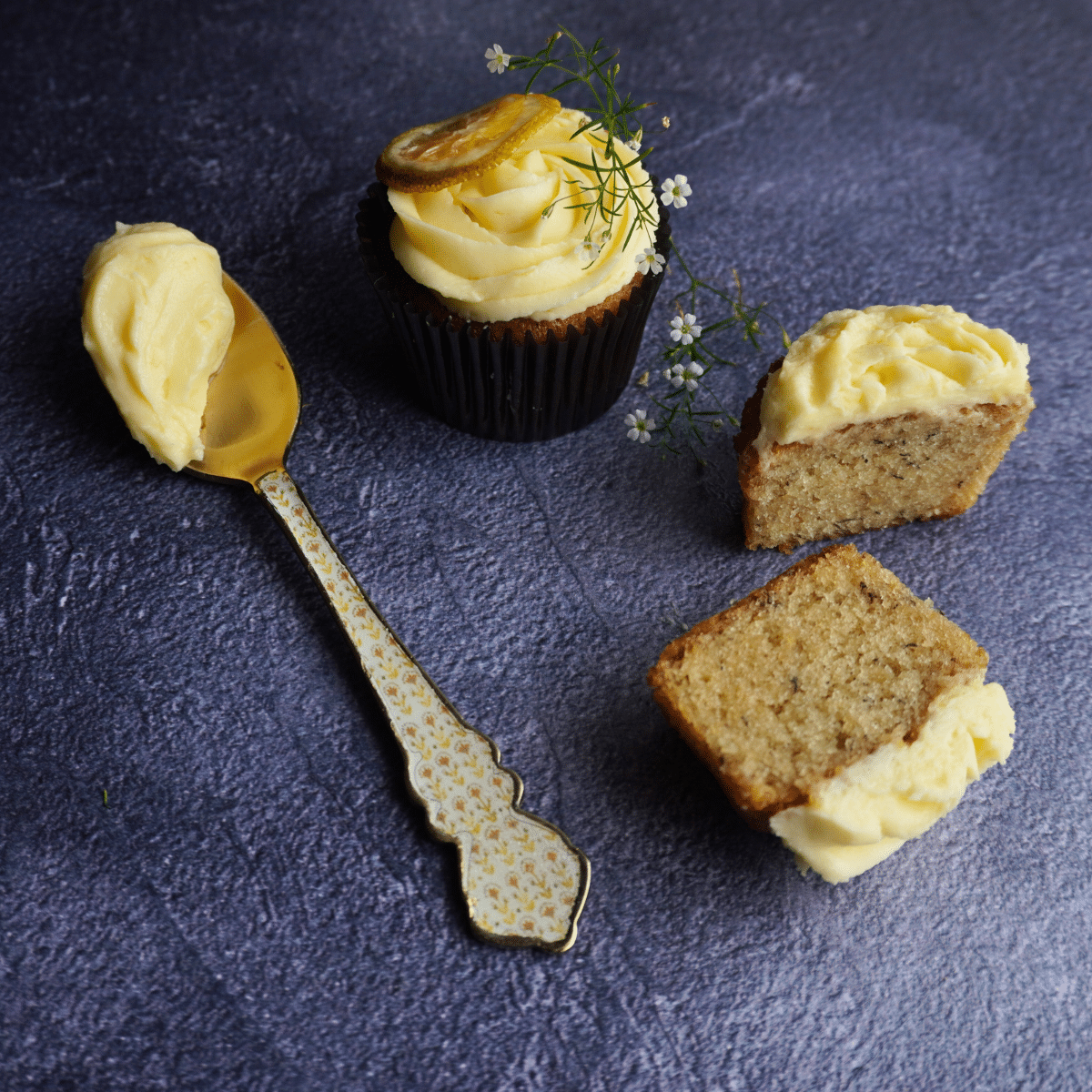 They have the perfect banana flavor and are topped with the most luscious and tangy lemon cream cheese frosting.
