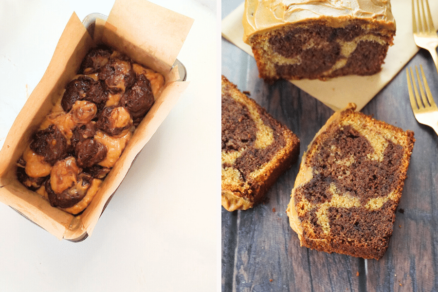 Biscoff banana cake step 3
