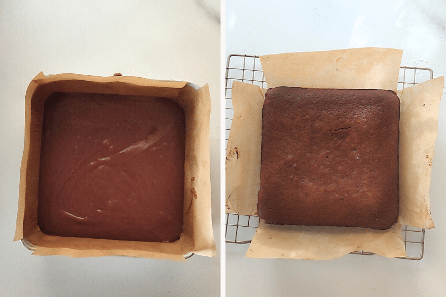 bake and cool