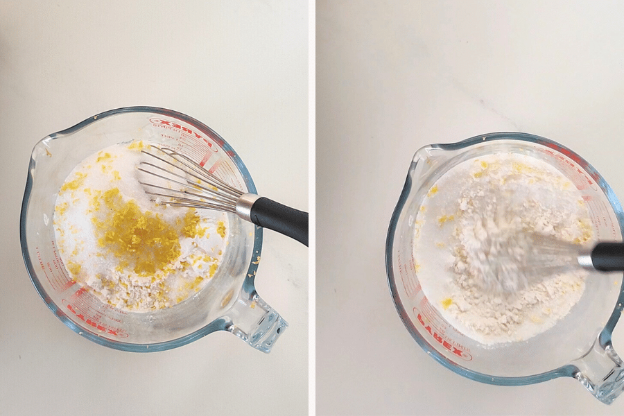 step 1 mix dry ingredients