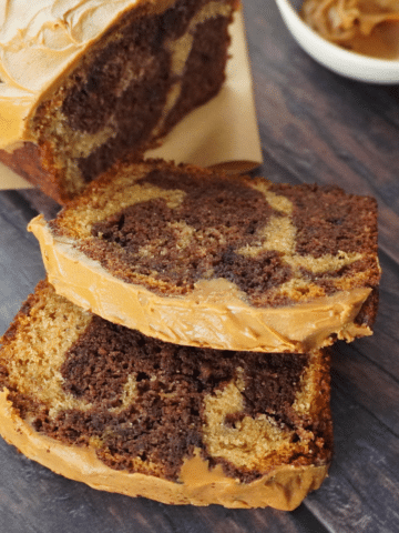 slices of Biscoff Banana cake