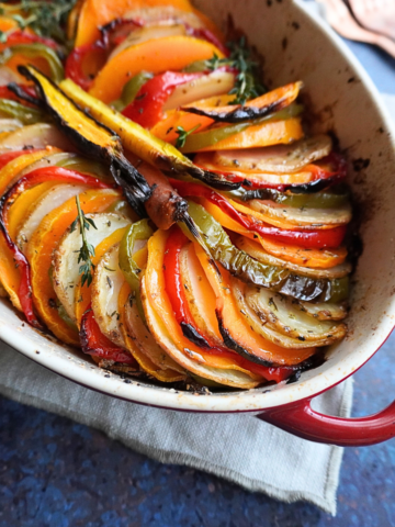 French roasted vegetable bake