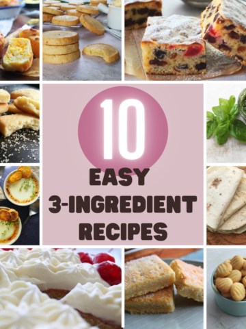 3 ingredient recipes