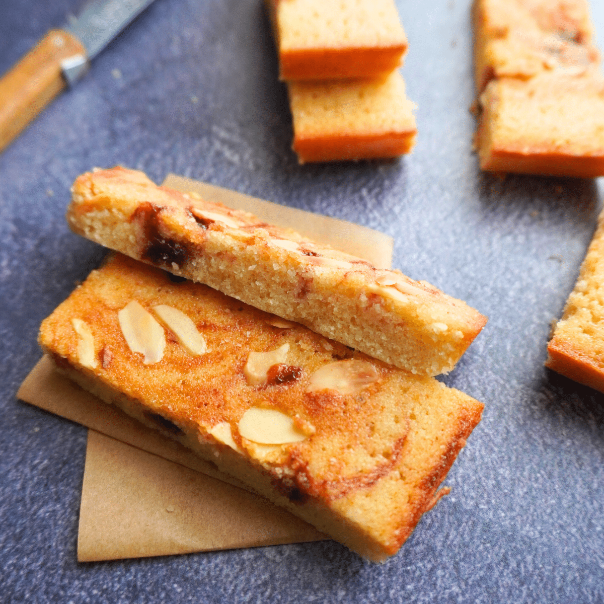 Easy Sheet Pan French Almond Cakes (Financiers) are rich, buttery cakes with a soft, slightly dense texture. Traditionally made in small rectangular molds, my version uses a sheet pan for a simpler, more convenient bake without changing the classic flavor or texture.