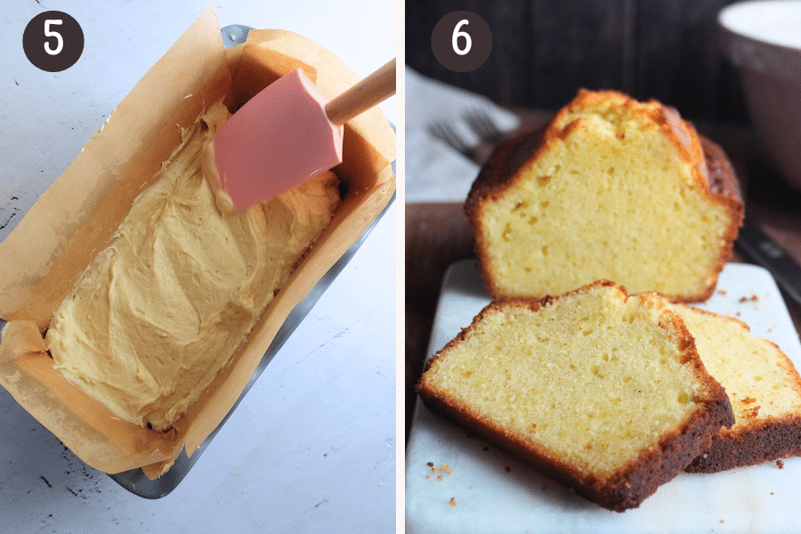 Pour the batter into the pan and smooth the top.Bake for 50 minutes. About halfway through the baking time, loosely cover the cake with aluminum foil (without letting it touch the batter) to prevent the top from browning too quickly.
Cool in the pan for 10 minutes, then transfer to a wire rack to cool completely. Slice and enjoy