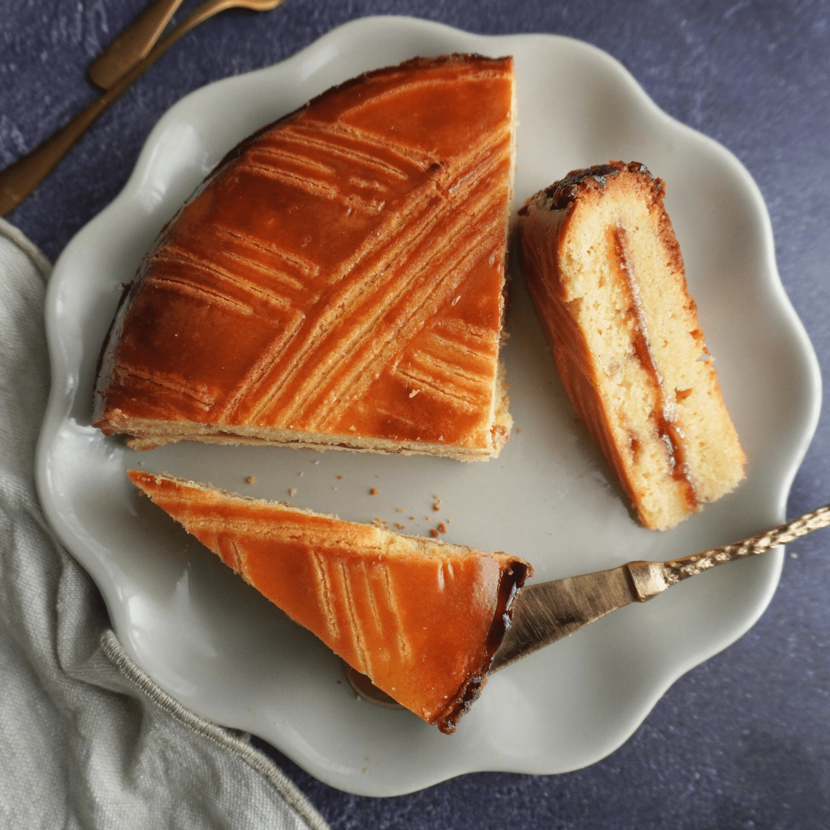 This French Butter Cake (Gâteau Breton) is rich and buttery, with crisp edges and a soft, dense interior. It's almost like a cross between shortbread and pound cake in both texture and flavor.