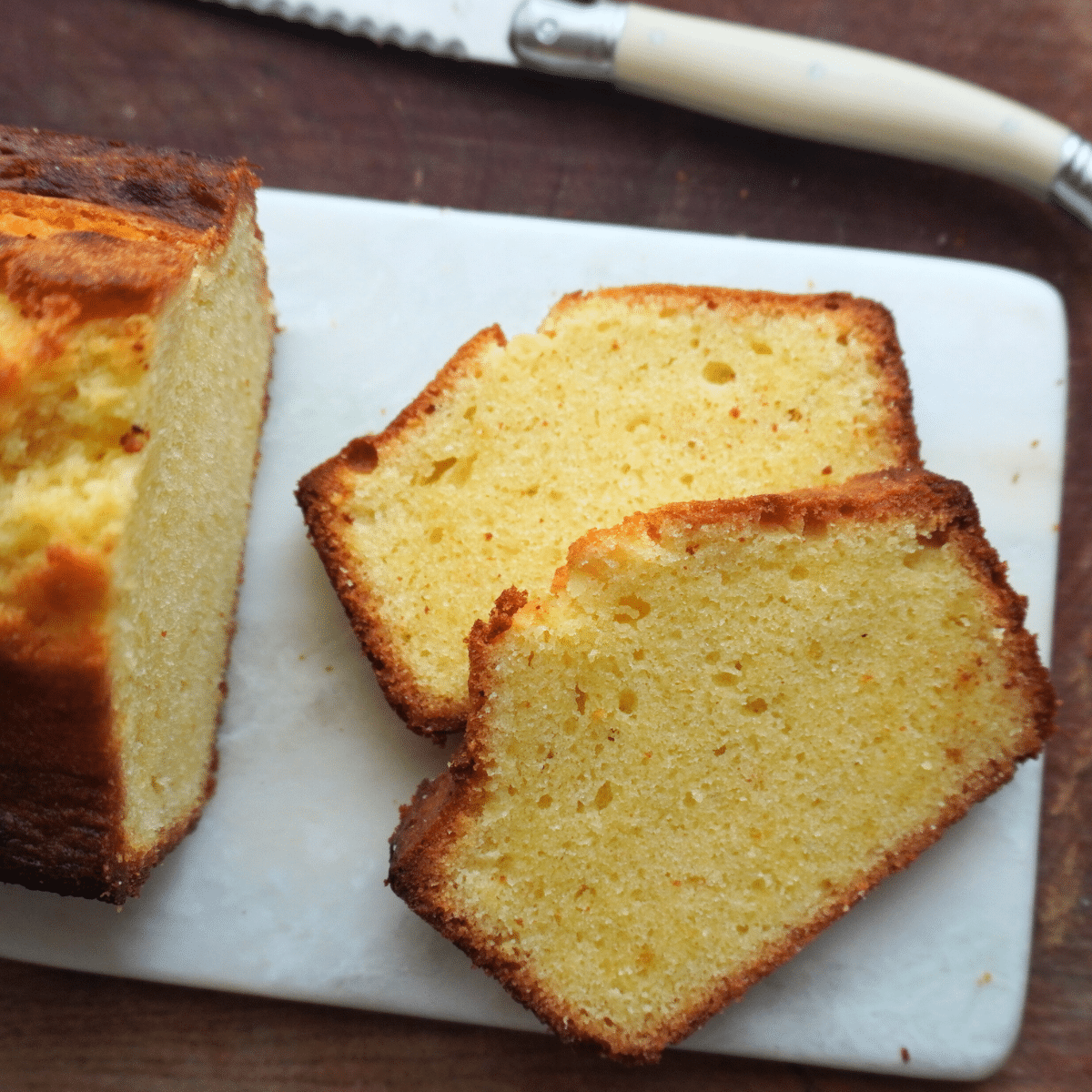 Traditionally made with just flour, butter, sugar, and eggs, this version includes vanilla for extra flavor and baking powder for a lighter texture.