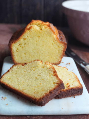 Rich, buttery, and simple, this Classic Pound Cake has a dense yet tender crumb with a golden crust.