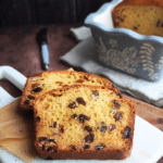 This Raisin Sourdough Quick Bread is a simple way to use up sourdough discard. The bread is soft, tangy, and perfect for breakfast or a snack.