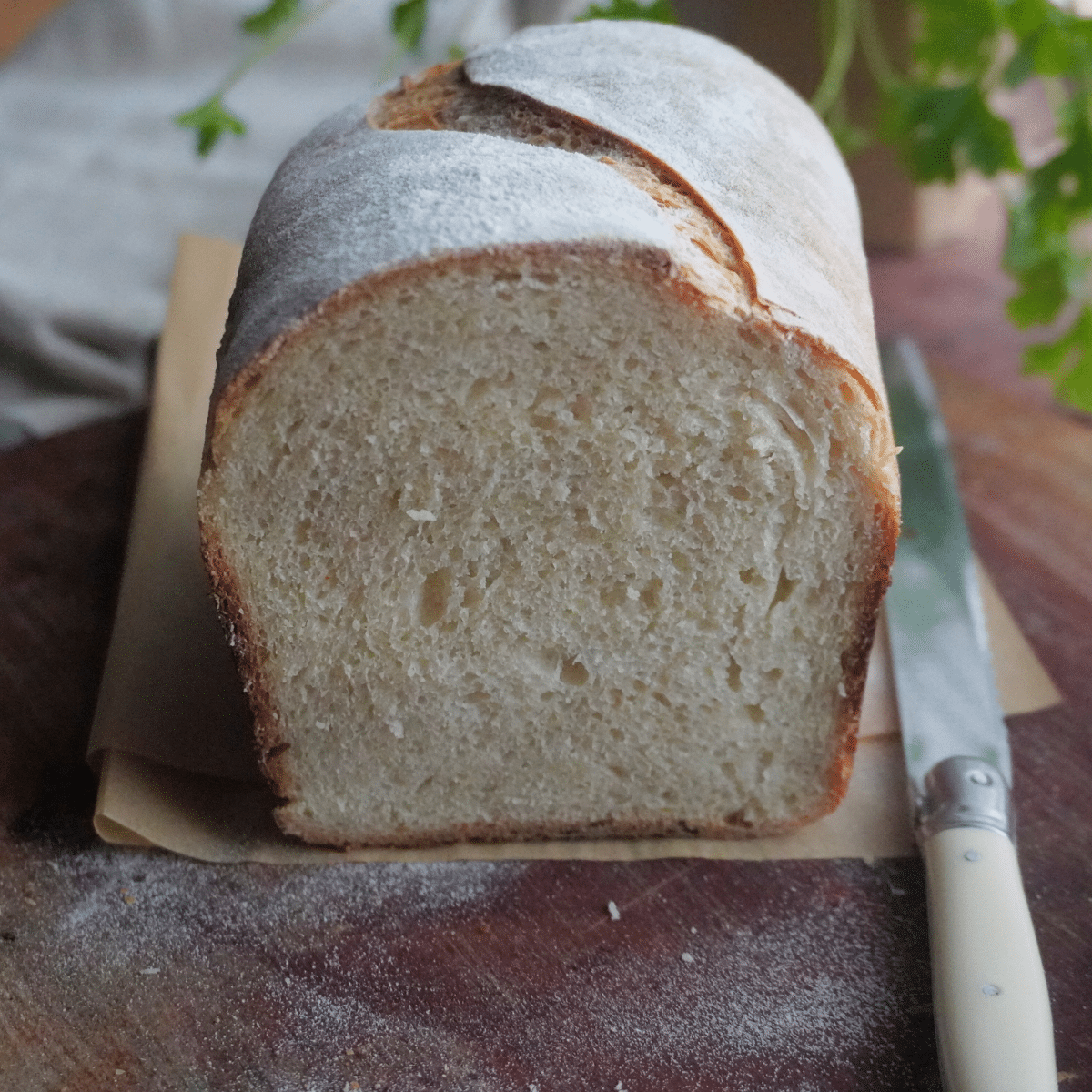 You can let the dough rise overnight for extra flavor or bake it the same day. Either way, it’s easy to make.